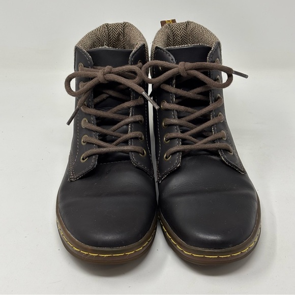 Dr. Martens Women’s Maelly padded collar brown lace up boots size 7 - Picture 8 of 11